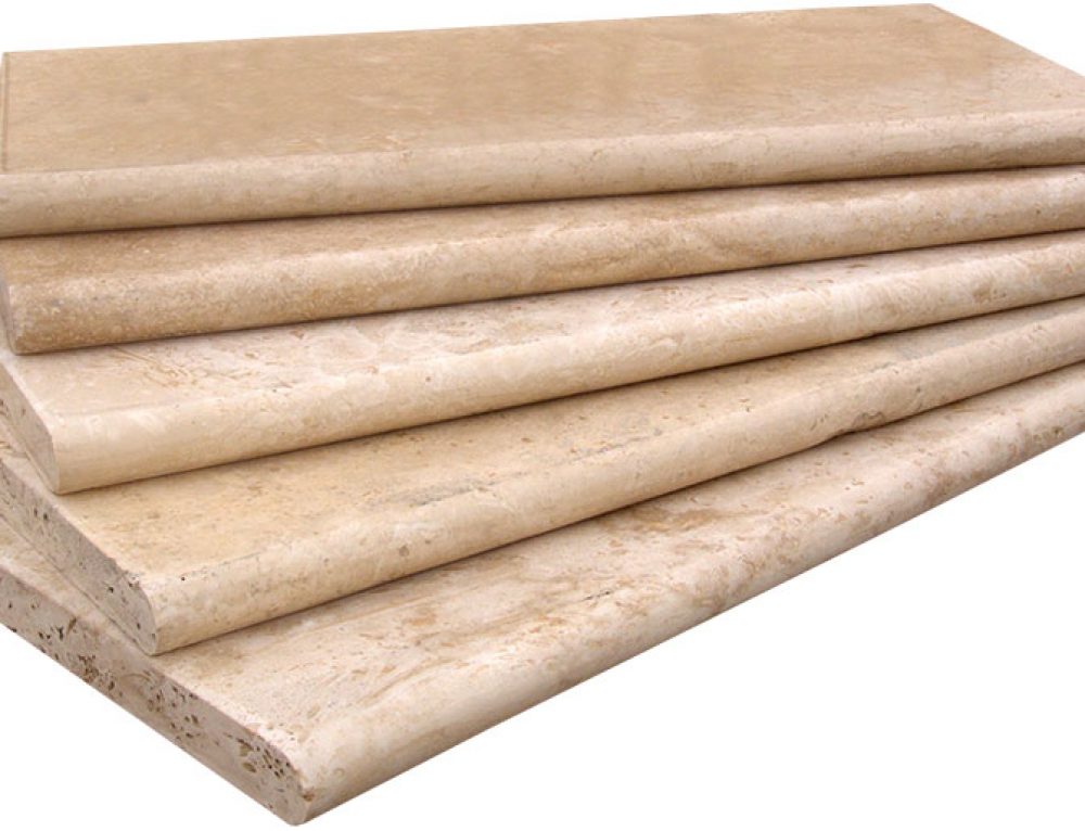 3cm Full Bullnose Tumbled Dervişoğlu Marble