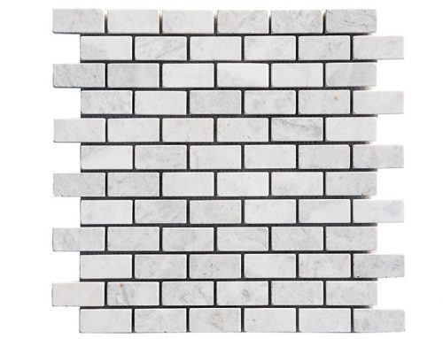 Royal White Marble 23x48mm Brick